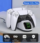 HEYLICOOL PS5 Controller Charging Dock with Cable