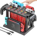 Nintendo Switch Games Organizer with Controller Charger