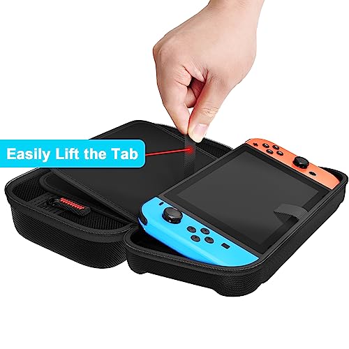Daydayup Hard Shell Switch Carrying Case - Black