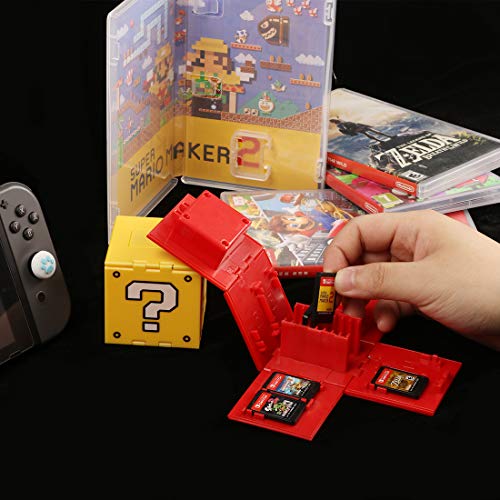 Nintendo Switch Game Card Case - 16 Slots (Mario RED)