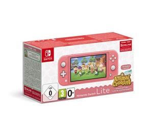 Nintendo Switch Lite Coral Animal Crossing Edition