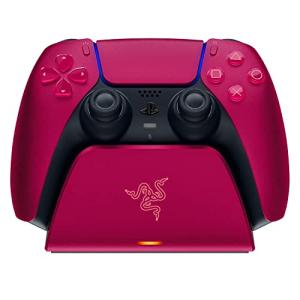 Razer PS5 Wireless Controller Fast Charging Station - Cosmic Red
