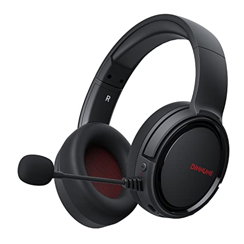 BINNUNE Wireless Gaming Headset with Noise Cancelling