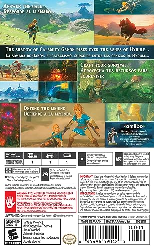Zelda: Breath of the Wild for Nintendo Switch