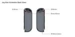 Gray OEM Joy-Con Controllers for Nintendo Switch