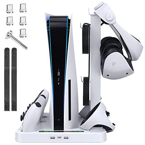 PSVR 2 & PS5 5-in-1 Stand with Cooling Fan
