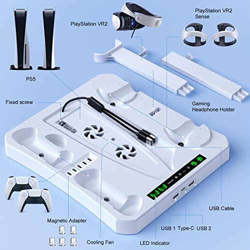 PSVR 2 & PS5 5-in-1 Stand with Charger