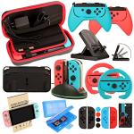 EOVOLA Nintendo Switch Accessory Kit with Case