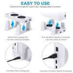 Vertical Cooling Fan Stand for Xbox Series S