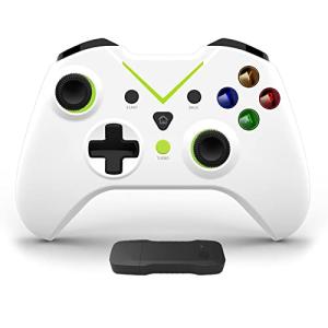Green Wireless Gaming Controller with Dual Vibration