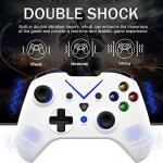 Green Wireless Gaming Controller with Dual Vibration