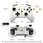Green Wireless Gaming Controller with Dual Vibration