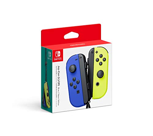 Nintendo Switch Joy-Con Blue/Neon Yellow Box