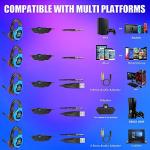 BENGOO G9500 Gaming Headset with Noise Cancelling Mic