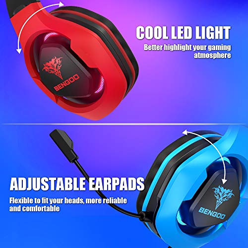 BENGOO G9500 Gaming Headset with Noise Cancelling Mic