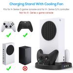 Xbox Series S Vertical Cooling Stand with Charger
