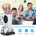 Xbox Series S Vertical Cooling Stand with Charger