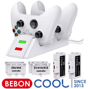 BEBONCOOL Xbox Controller Charging Station with Batteries