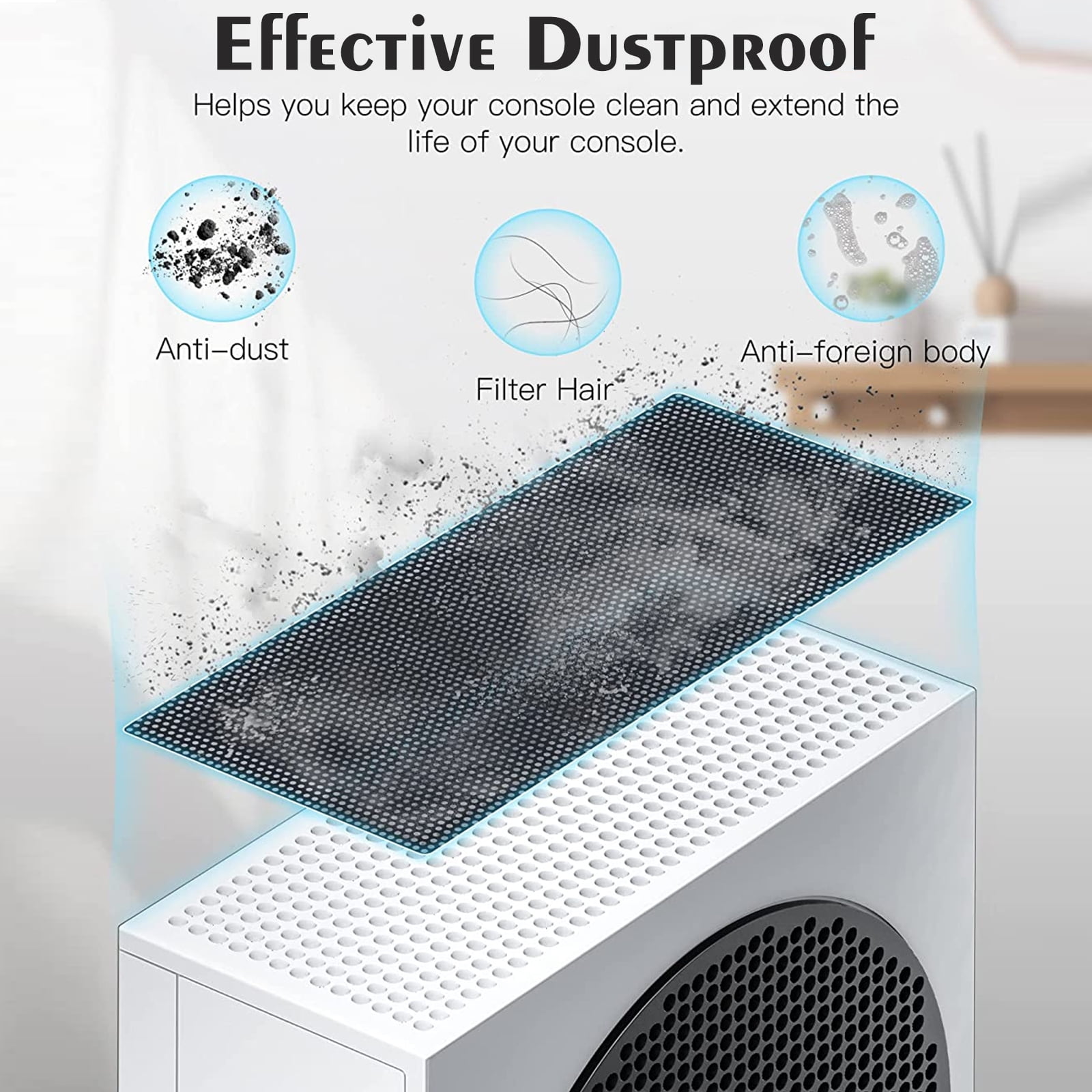 Xbox Series S Dust Filter Set - Black
