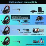 Karvipark H-10 Gaming Headset - Noise Cancelling, Red