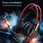 Karvipark H-10 Gaming Headset - Noise Cancelling, Red