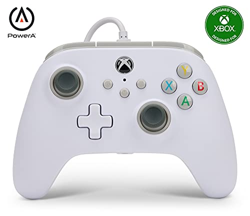 PowerA Wired White Gaming Controller for Xbox Series X|S