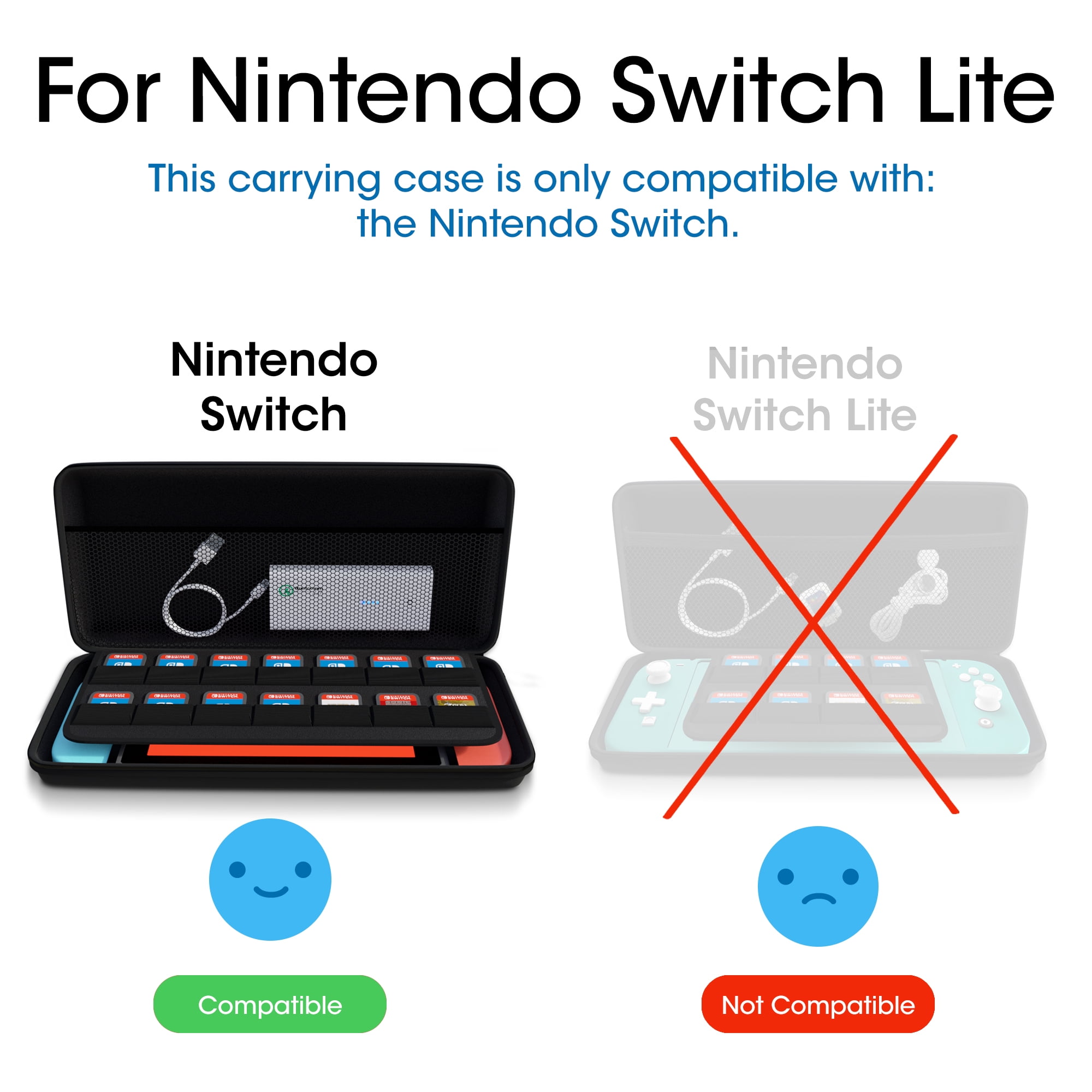 Nintendo Switch Hard Carrying Case - Black