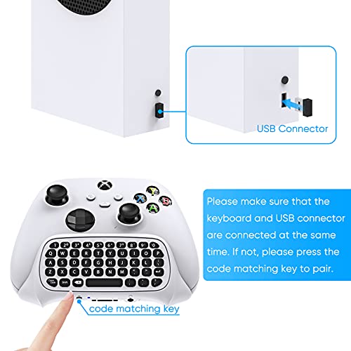 Wireless Bluetooth Keyboard for Xbox Controllers
