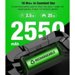 BEBONCOOL 2-Pack Rechargeable Battery for Xbox Controllers