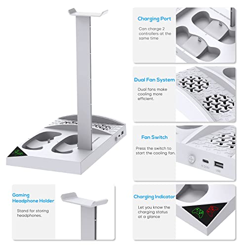 Xbox Series S Charger Stand with Cooling Fan