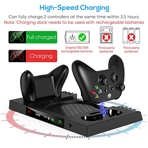 Xbox Series X Vertical Stand with Controller Dock