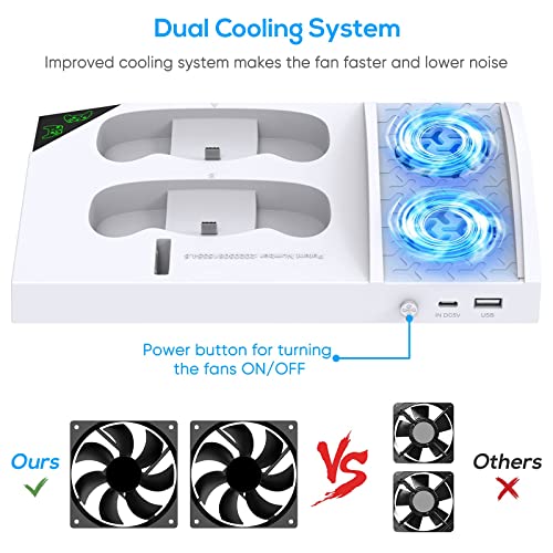 Xbox Series S Charger Stand with Cooling Fan
