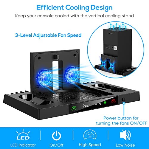 Xbox Series X Vertical Stand with Controller Dock