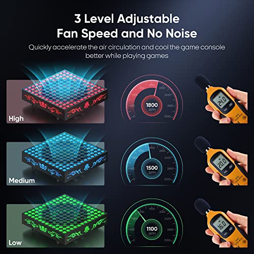 Xbox Series X Cooling Fan with RGB Lights