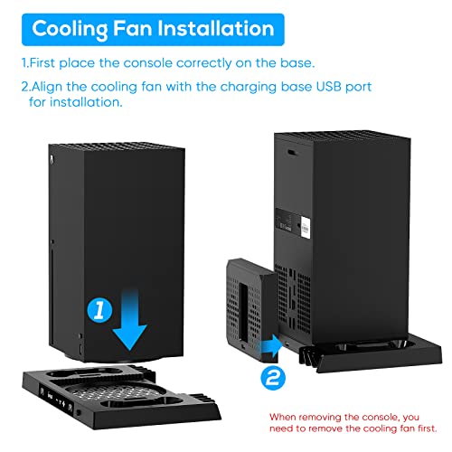 Xbox Series X Vertical Stand with Controller Dock