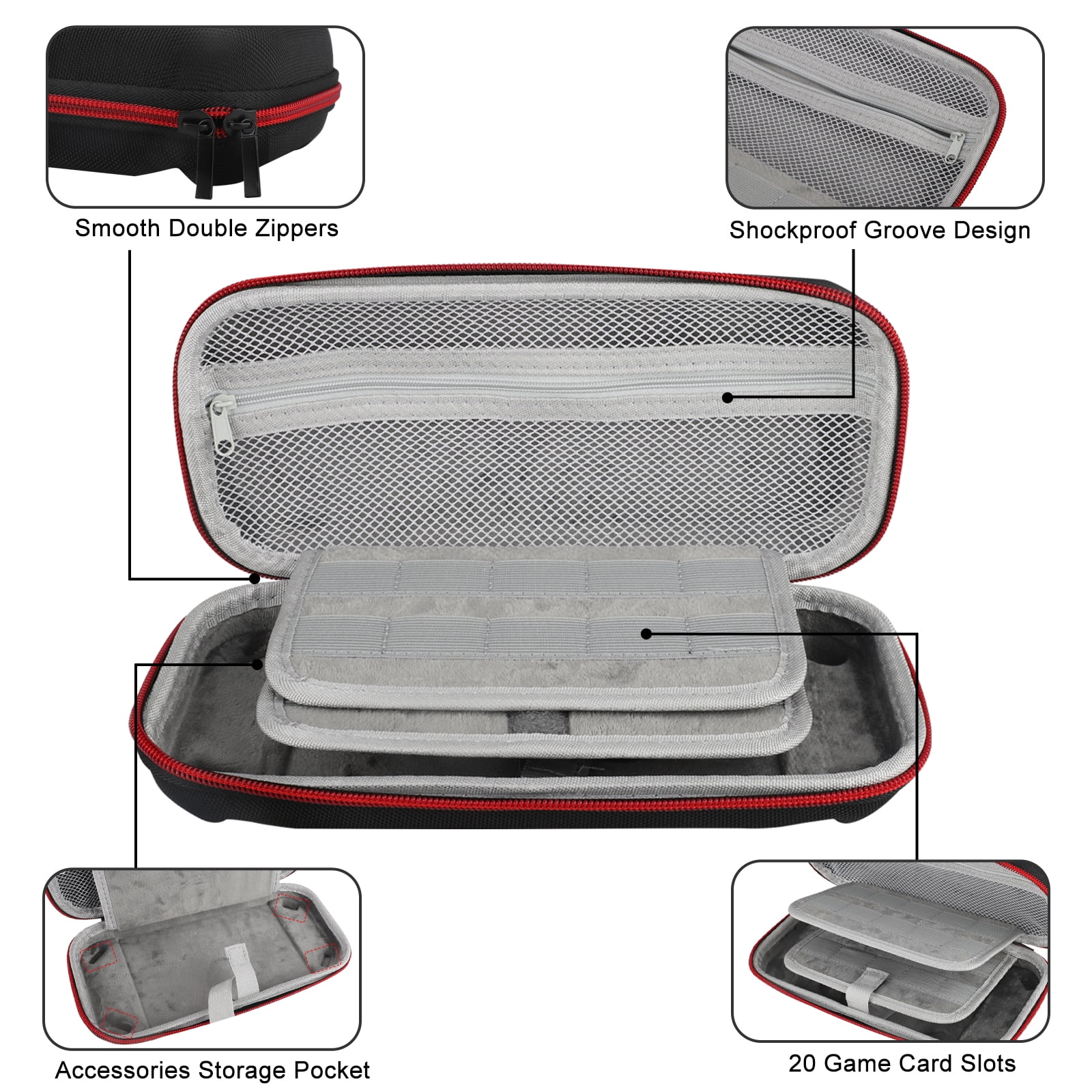 Nintendo Switch OLED Carrying Case & Accessory Kit