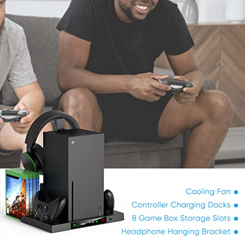 Xbox Series X Vertical Stand with Controller Dock