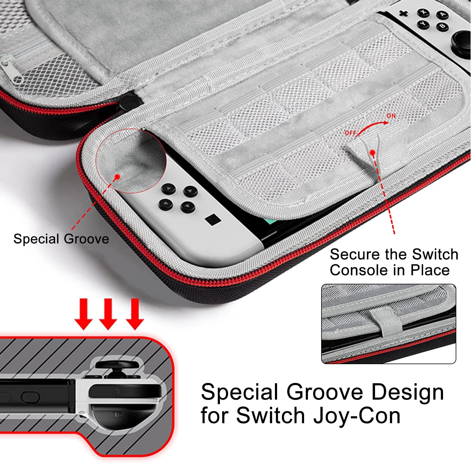 Nintendo Switch OLED Carrying Case & Accessory Kit