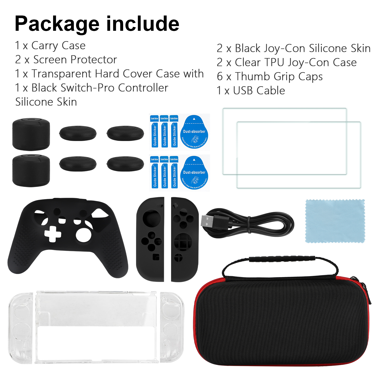 Nintendo Switch OLED Carrying Case & Accessory Kit