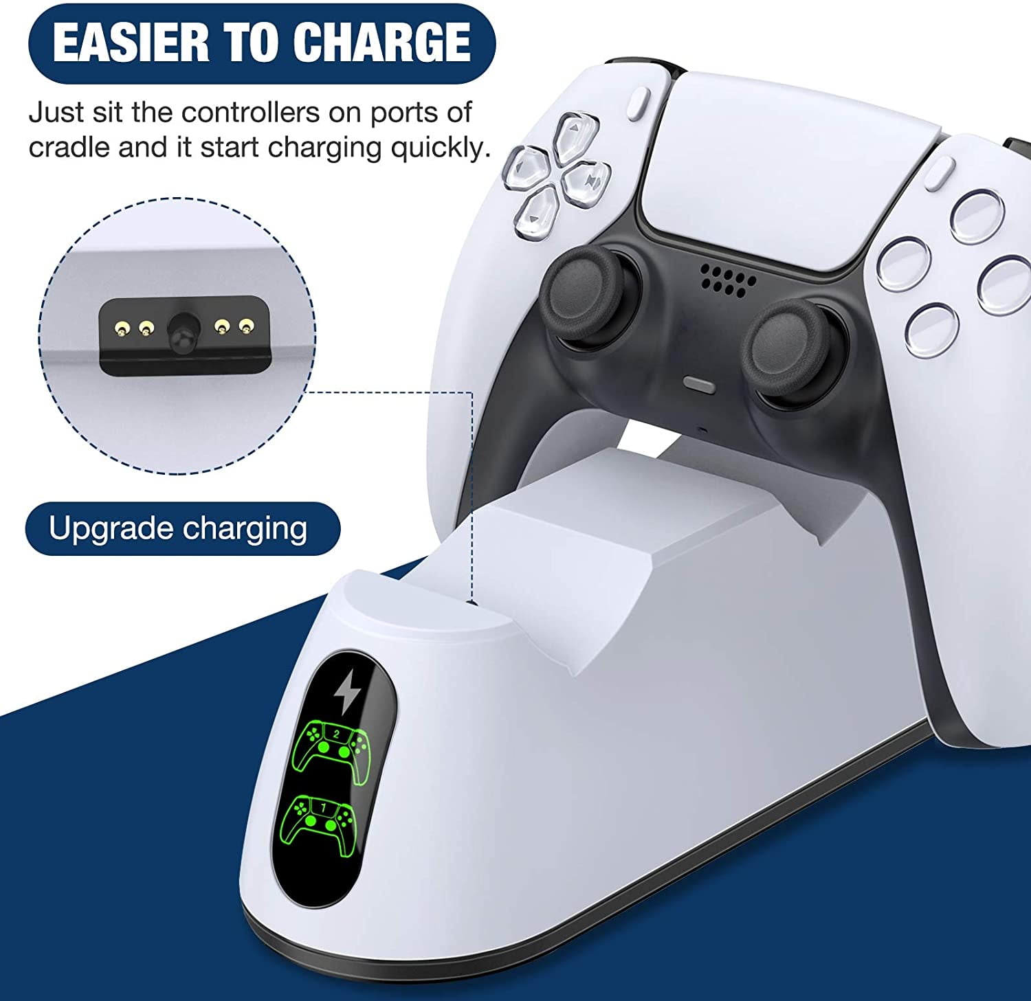 PS5 DualSense Controller Charging Station - Fast Charge