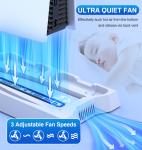 PS5 Cooling Stand and Controller Charger - White