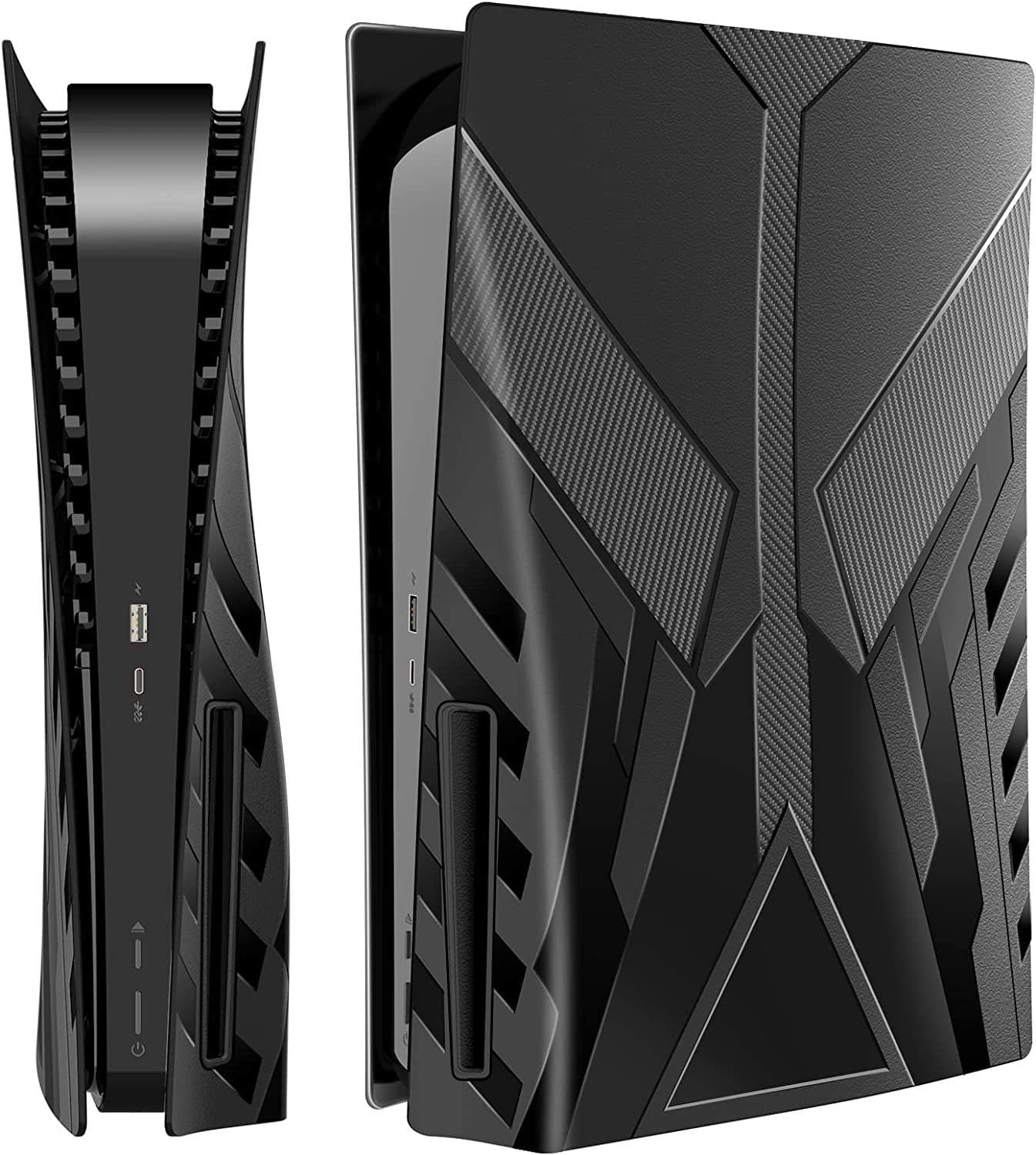 PS5 Black Faceplate Cover for Console