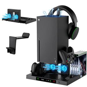 FASTSNAIL Xbox Series X Charging Station & Cooling Fan