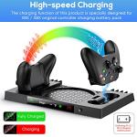 FASTSNAIL Xbox Series X Charging Station & Cooling Fan