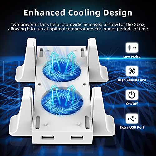 NexiGo Xbox Series S Vertical Stand with Fans