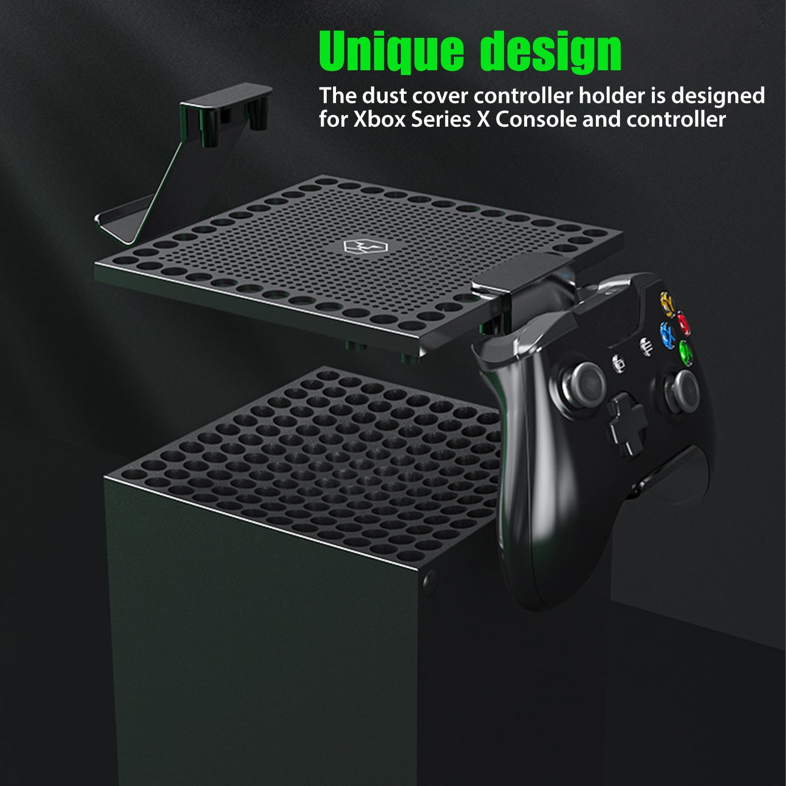 Dust Cover and Controller Holder for Xbox Series X