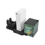 Xbox Series X/S Vertical Stand with Cooling Fan and Charge Dock