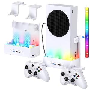 MENEEA Wall Mount for Xbox Series S with RGB Light