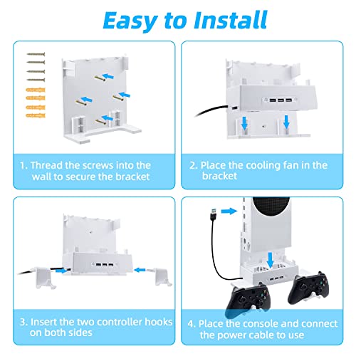 RGB Cooling Stand for Xbox Series S with USB Ports
