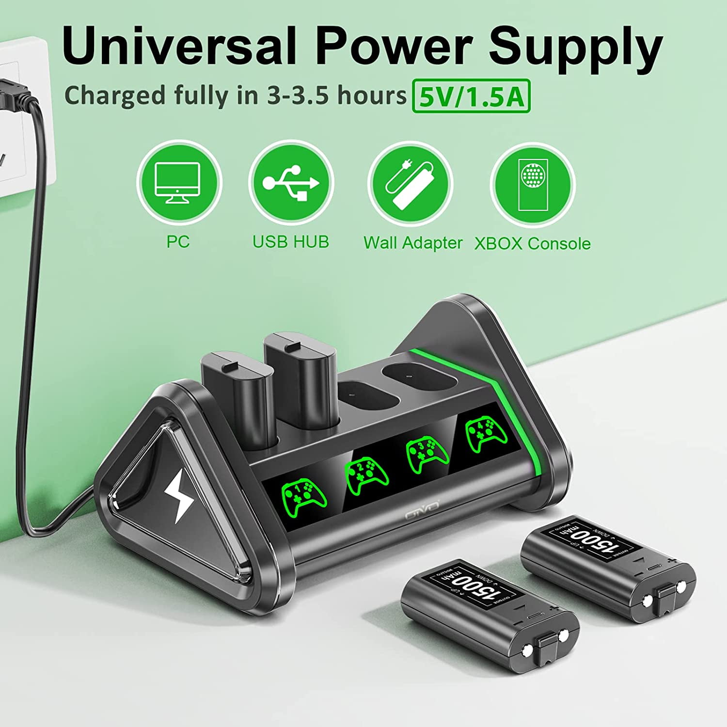 OIVO Xbox Rechargeable Battery Pack and Charger